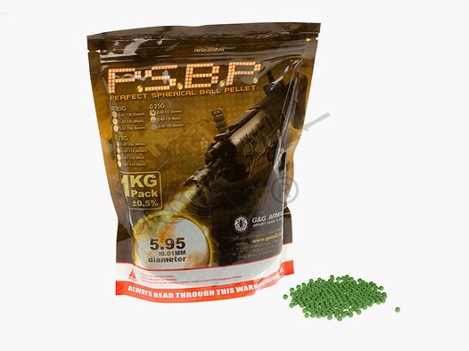 Perfect Airsoft BB`s 0.25g (4.000 Stück) diameter 5,95mm - Grün