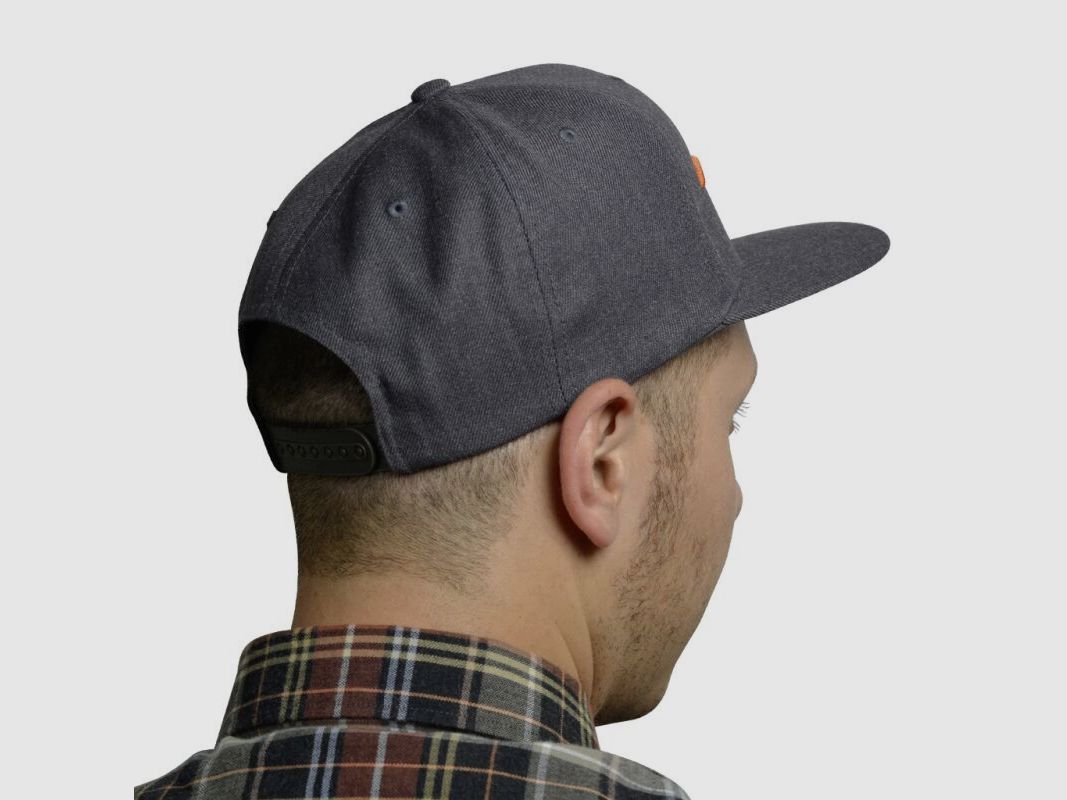 Blaser Kappe Classic Snapback grau/orange