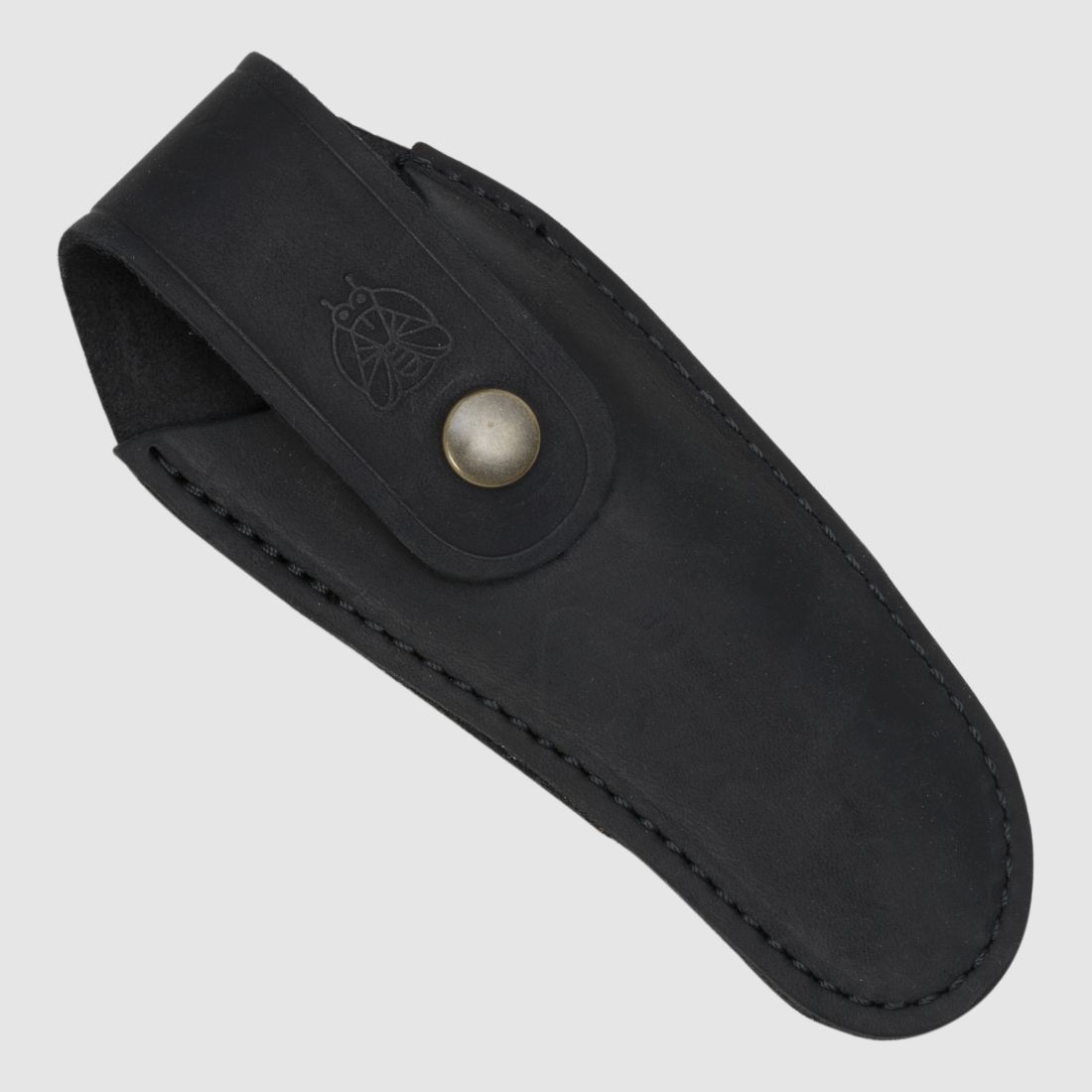étui en cuir noble pour couteau de poche Laguiole Coutellerie Le Fidelle