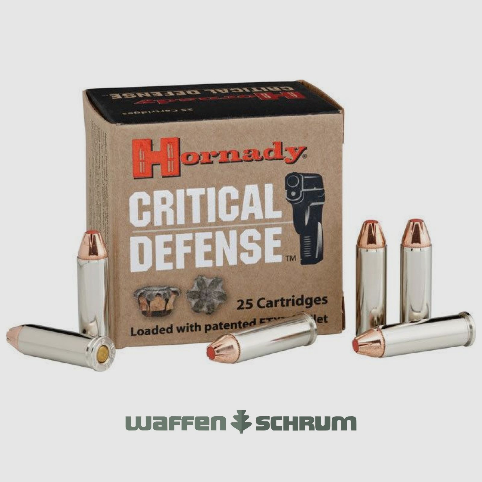 Hornady Critical Defense 12,0g - 185gr .45Colt