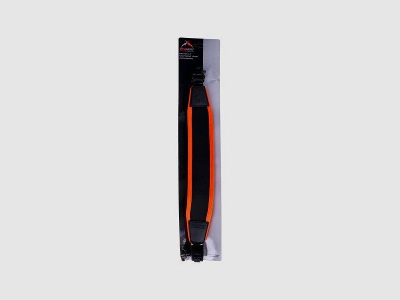 Prohunt Gewehrriemen Neopren mit Riemenbügel orange