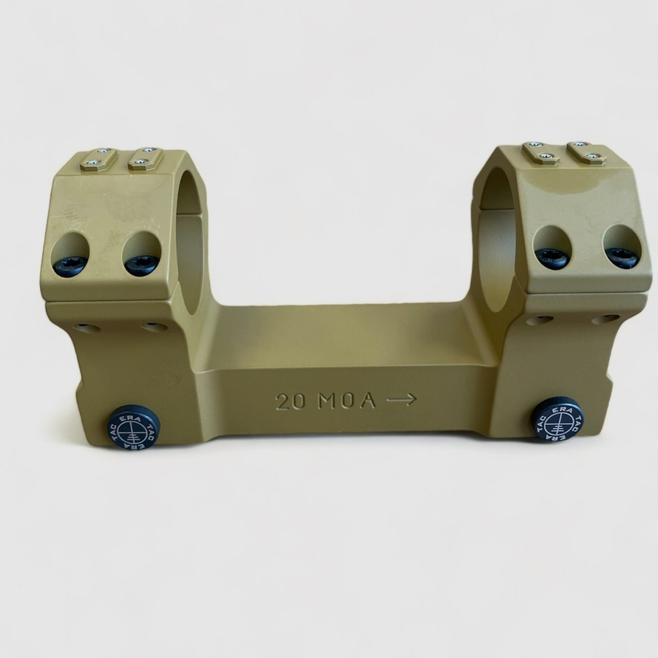 ERA-TAC Blockmontage Ø30mm BH22mm 20MOA RAL8000 Mutter Ausführung: mit Mutter