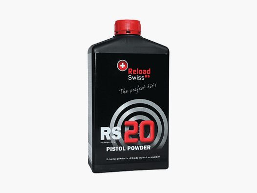 Recarga de pólvora suiza NC - RS20 (500g)