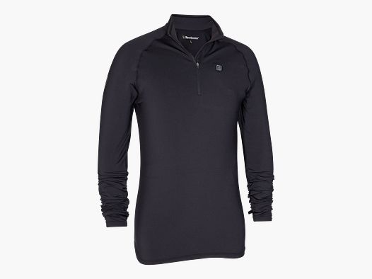 Heat undershirt with zipper - Black - Size: S