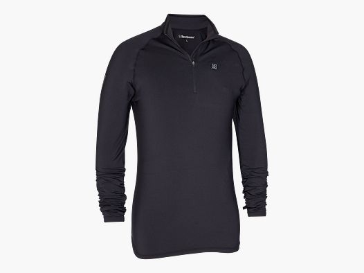 Heat Unterhemd mit Reißverschluss - Black – Größe: 2XL
