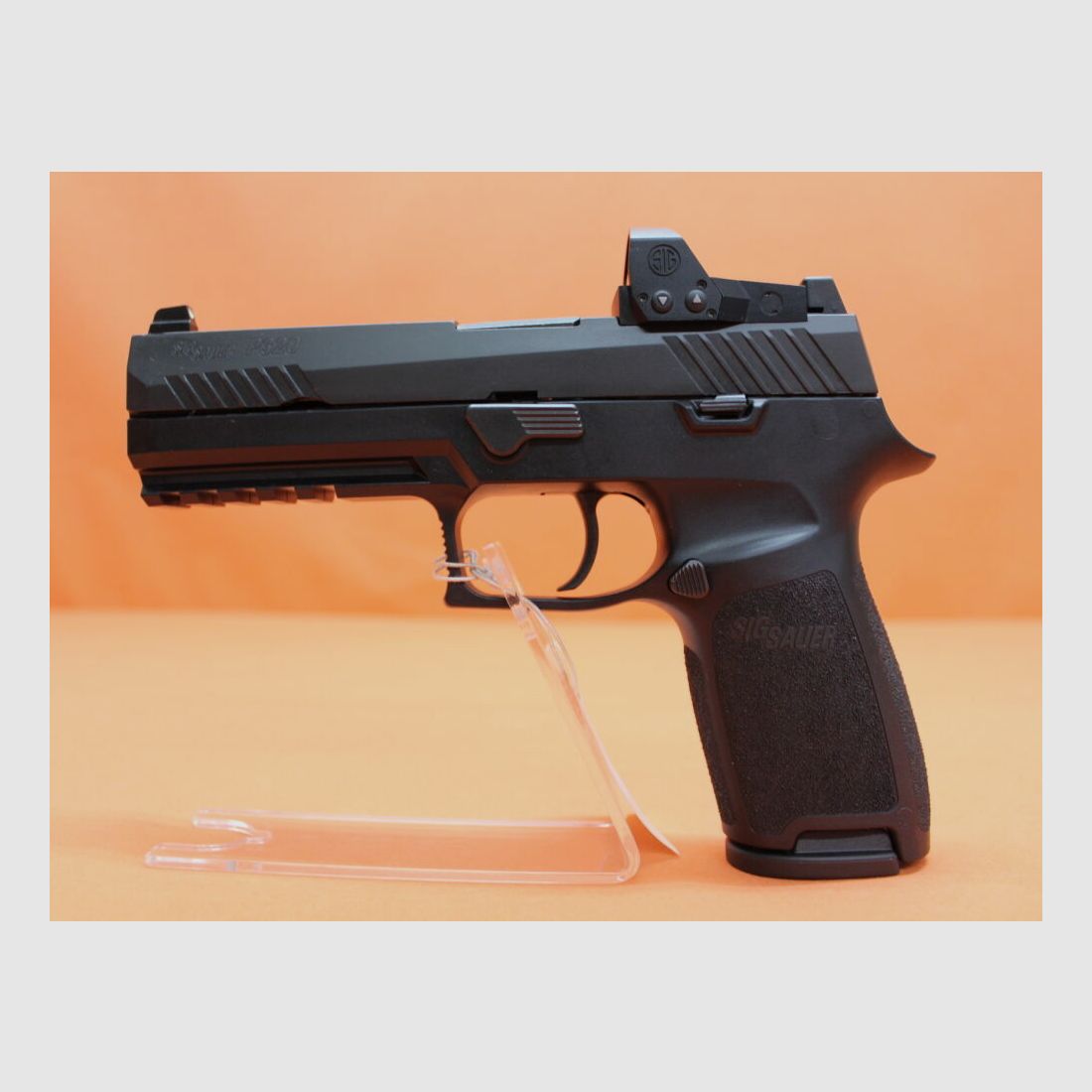 SIG Sauer Ha.Pistolet 9mmLuger SIG Sauer P320 RXP Taille Complète 119mm Canon/ ROMEO1 PRO Viseur Point Rouge (9mmPara)