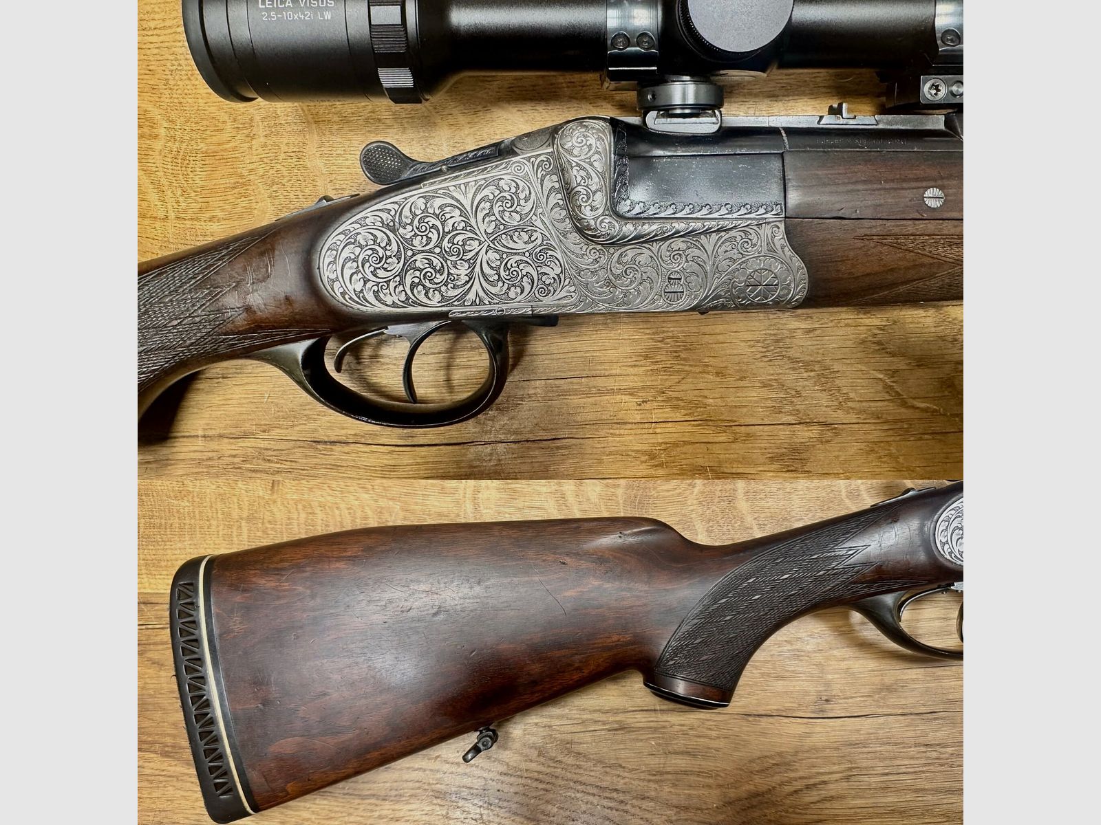Krieghoff Ulm Primus Escopeta de Perrotes con Cañón Intercambiable y Leica Visus, imagen 2 de 6