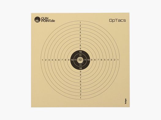 Air rifle target 14 x 14 cm - various packaging