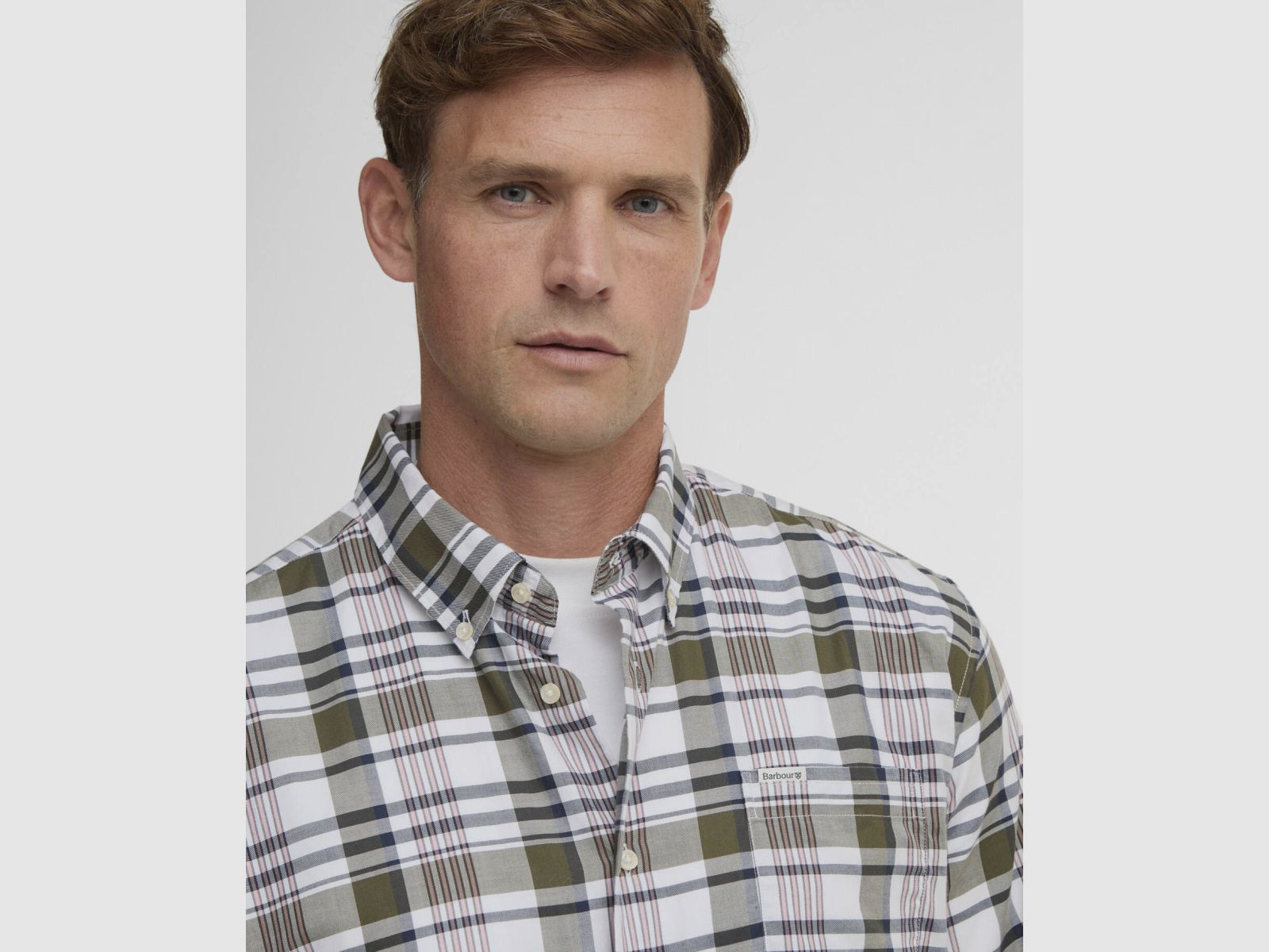 BARBOUR Koszula Hunwick Regular Olive