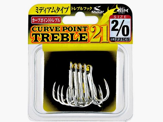 SHOUT POTERA CURVE POINT TREBLE 21