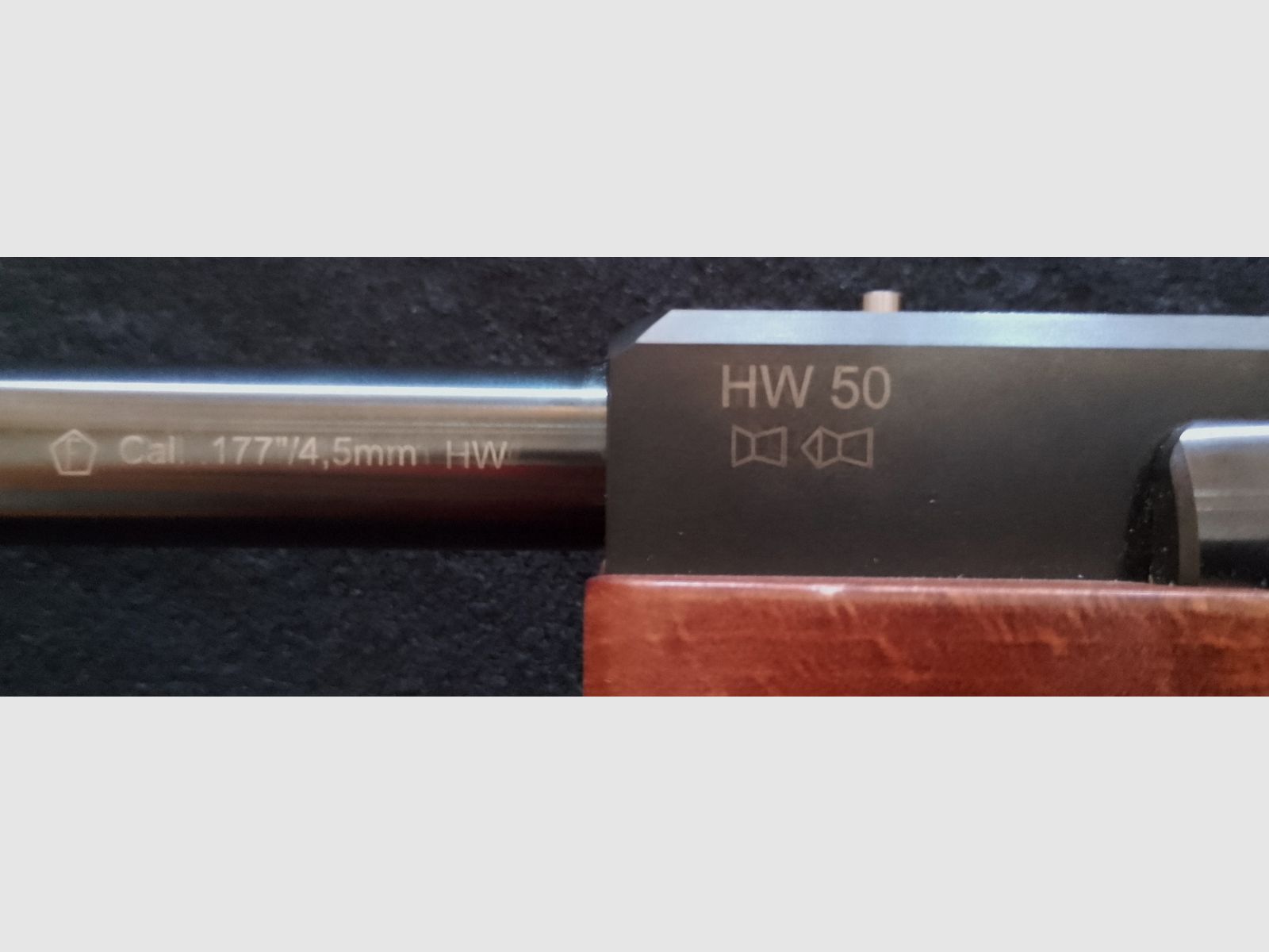 Break barrel air rifle Weihrauch HW 50 S FO beech stock caliber 4.5 mm (P18