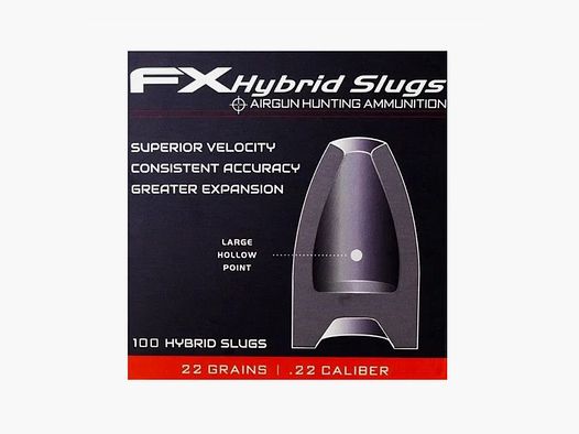 FX AIRGUN SLUGS HYBRID 5,5 MM HP 22GR 100 Stk.
