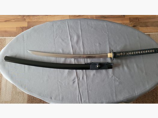 Épée Ninjato pratique traditionnelle en acier au carbone, comme neuve
