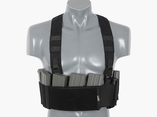 Arnés de pecho ligero para airsoft - negro [Amomax]