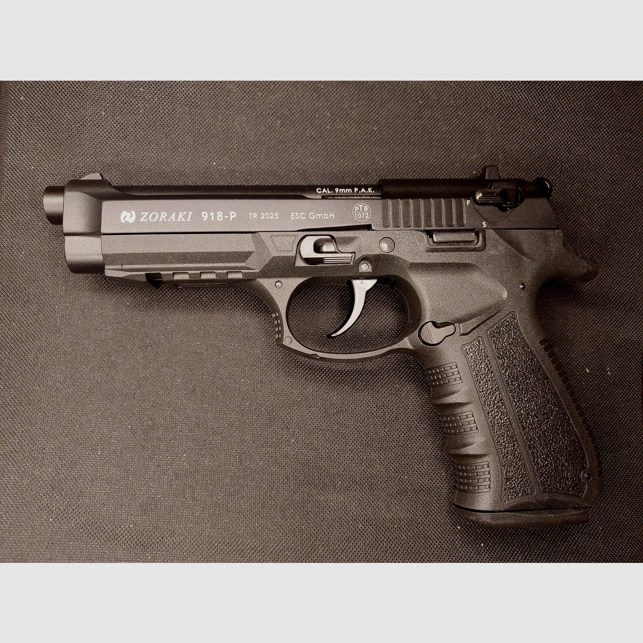 Zoraki 918 -P 9mm P.A.K. blued (PTB 1072) as new Z 918