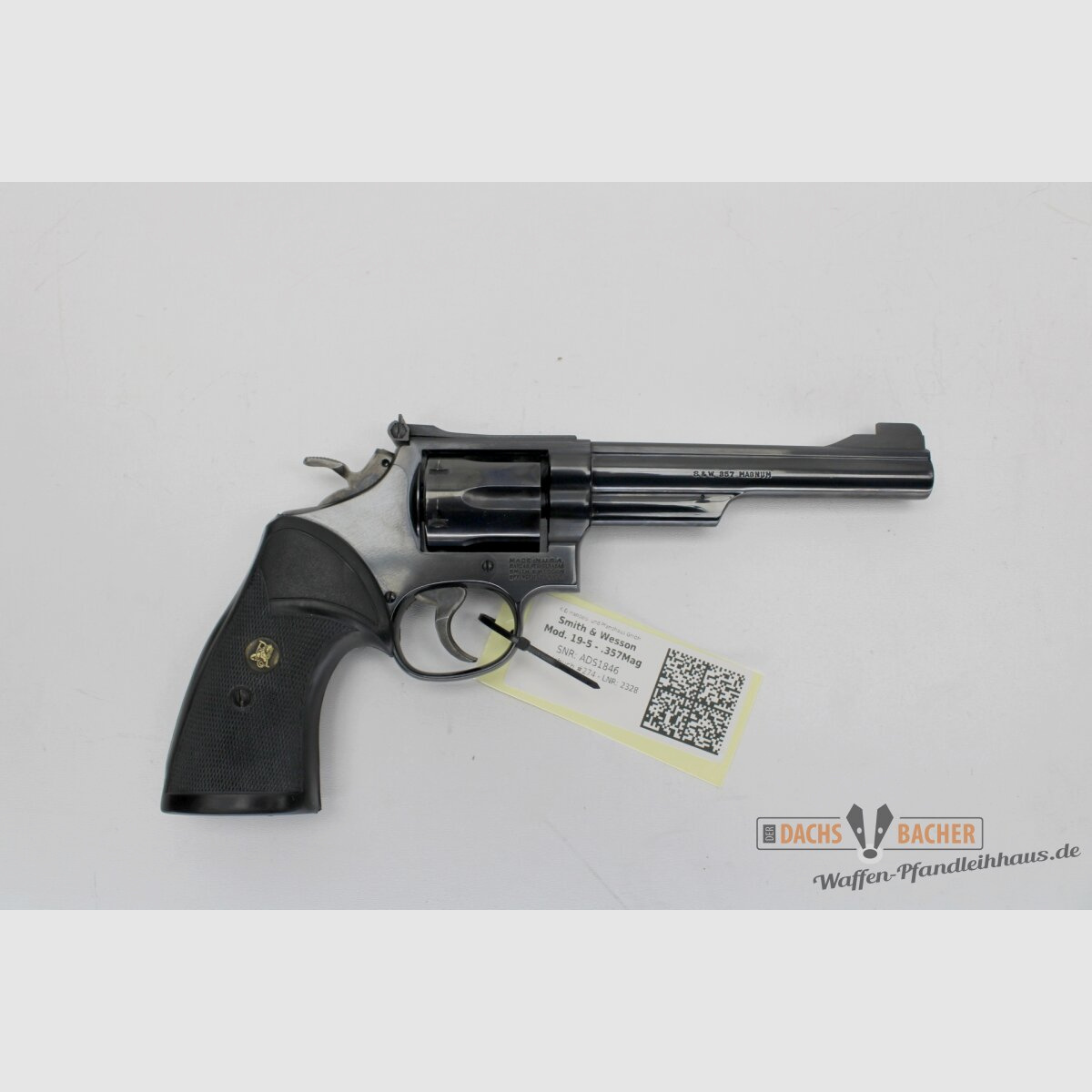 Revolver S&W Smith & Wesson Mod 19-5 Kal. .357 Mag 6\" Lauf