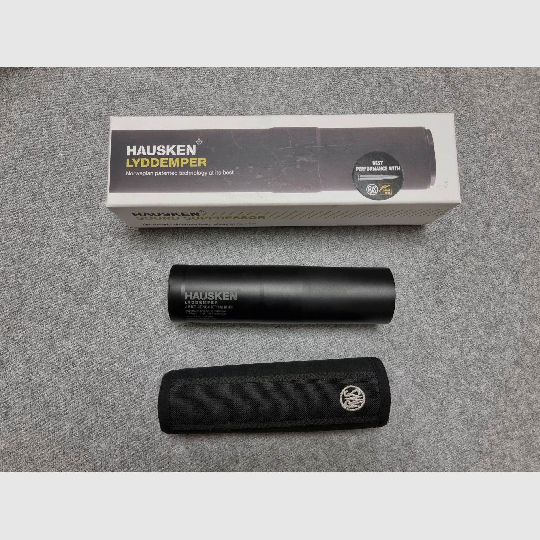 Bergara BA13 Stainless - .308 Winchester - Kipplaufbüchse - mit Stahlschiene, Neoprenriemen und Schafttasche