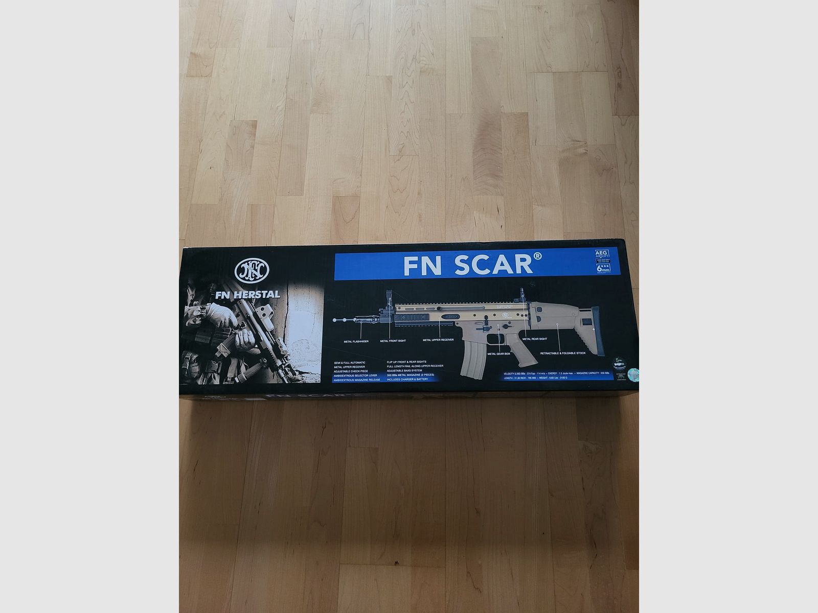 Airsoft Scar Herstal FN AEG 6mm 