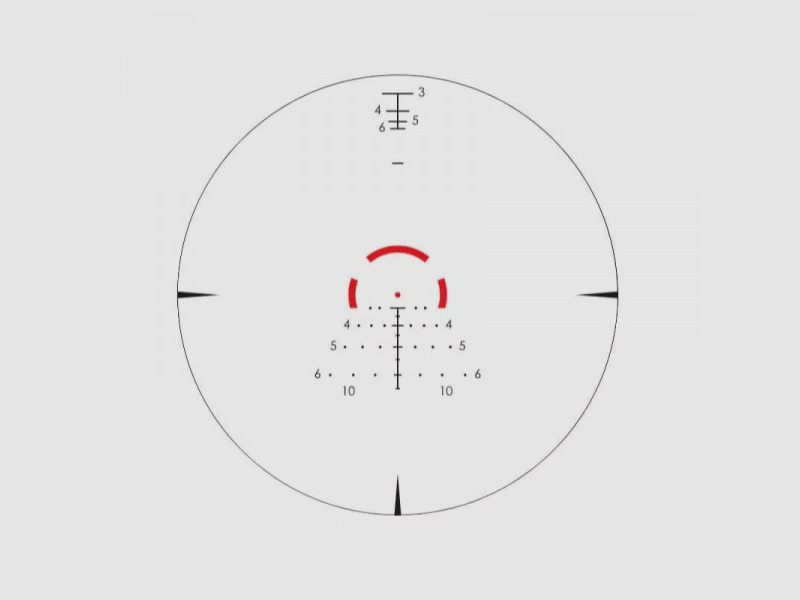 Vortex Optics Strike Eagle 1-6x24 AR-BDC3 SFP für Jagd, Zielschießen