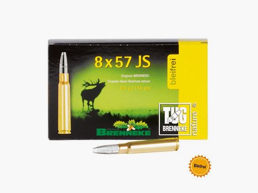 BRENNEKE 8X57 IS TUG nature. 9,7G Munition