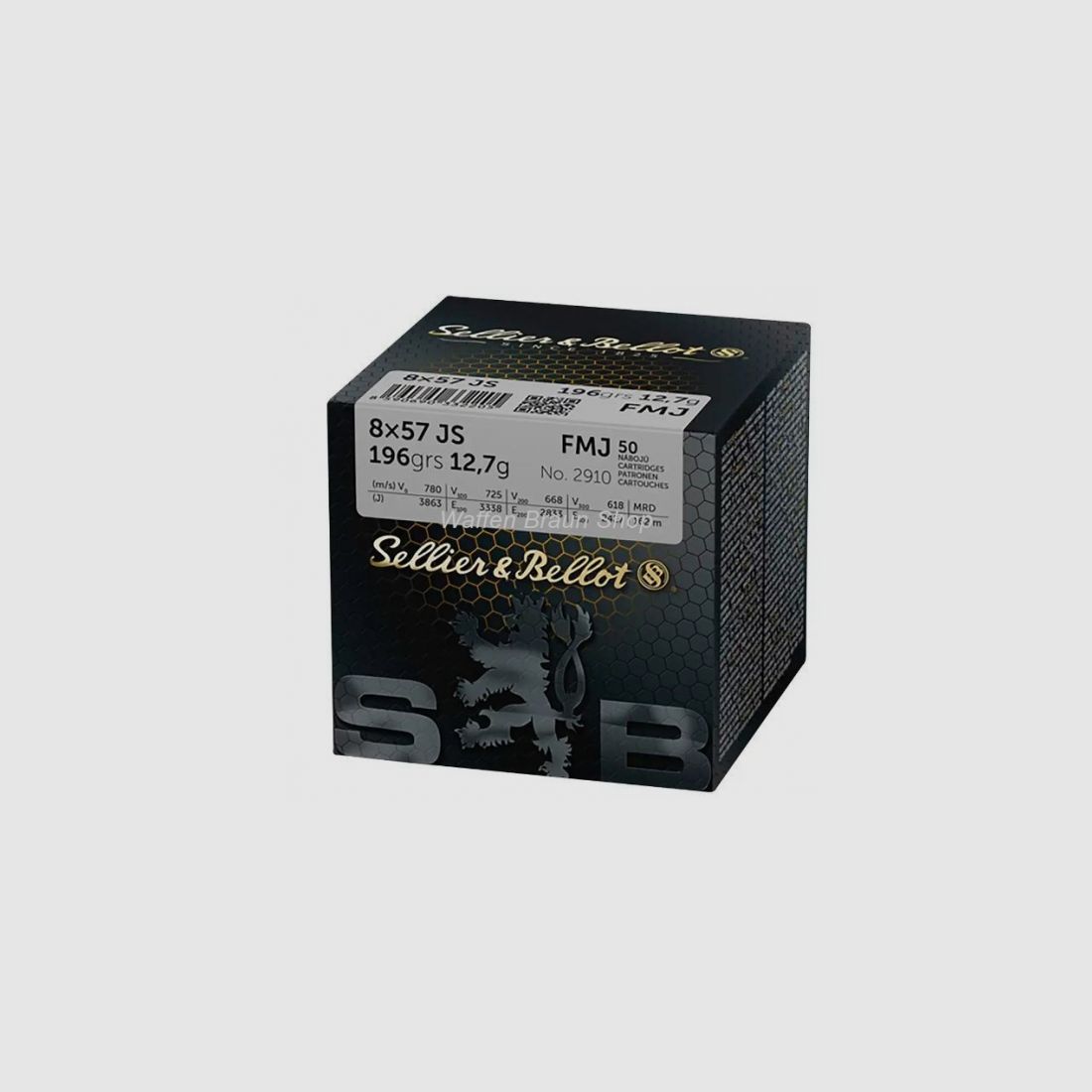 S+B 8x57IS FMJ 196grs. 50St