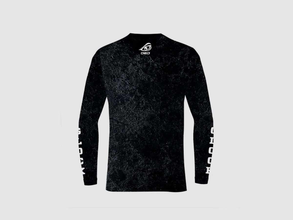 DED GLOCK Wettbewerb Langarm-T-Shirt Dunkel, Größe: 6XL, Bekleidungsart: Regular (Herren), Bild 2 von 3