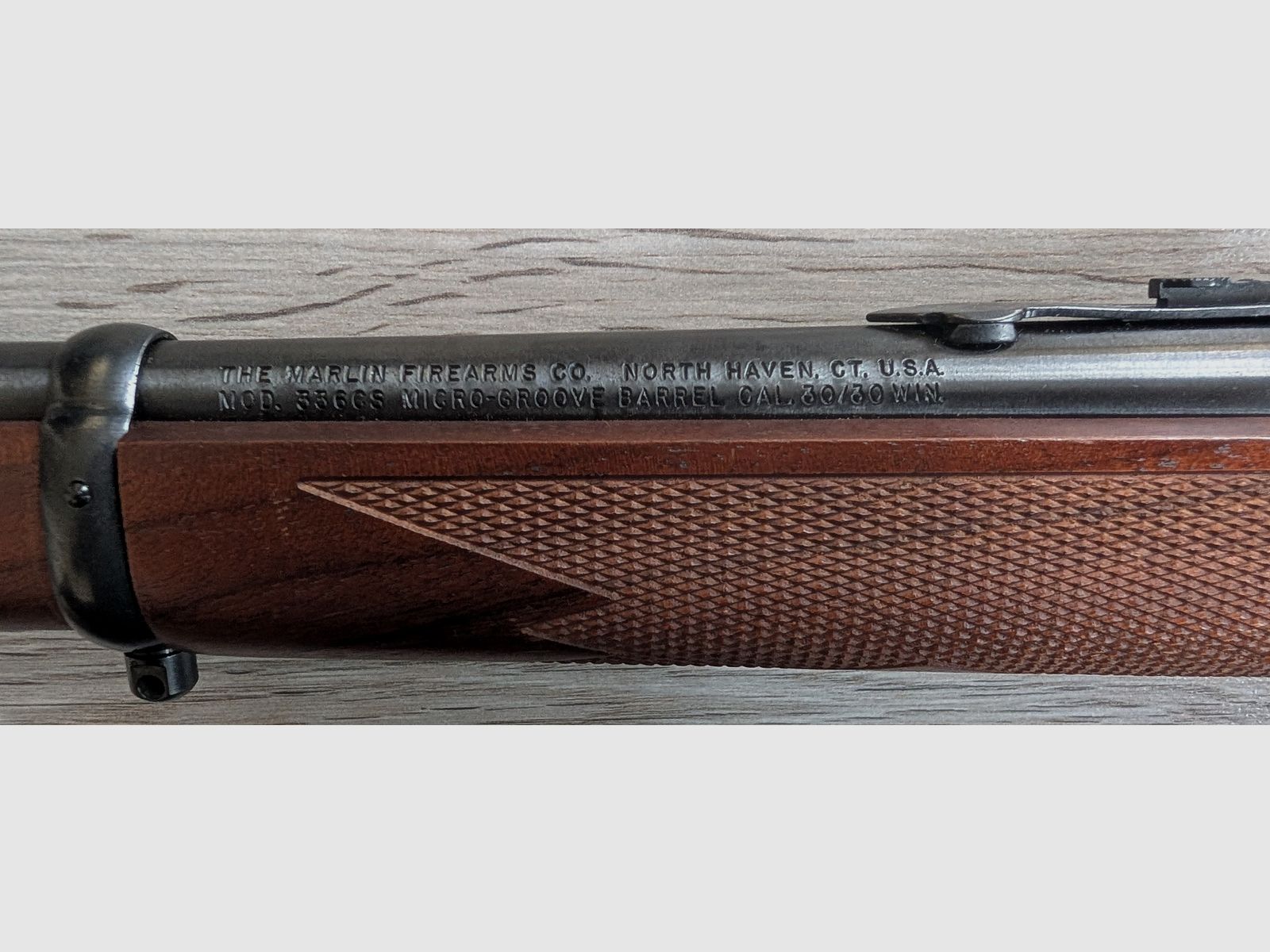 Marlin 336 CS "JM" .30-30Win – matching numbers, extended, good collector's condition