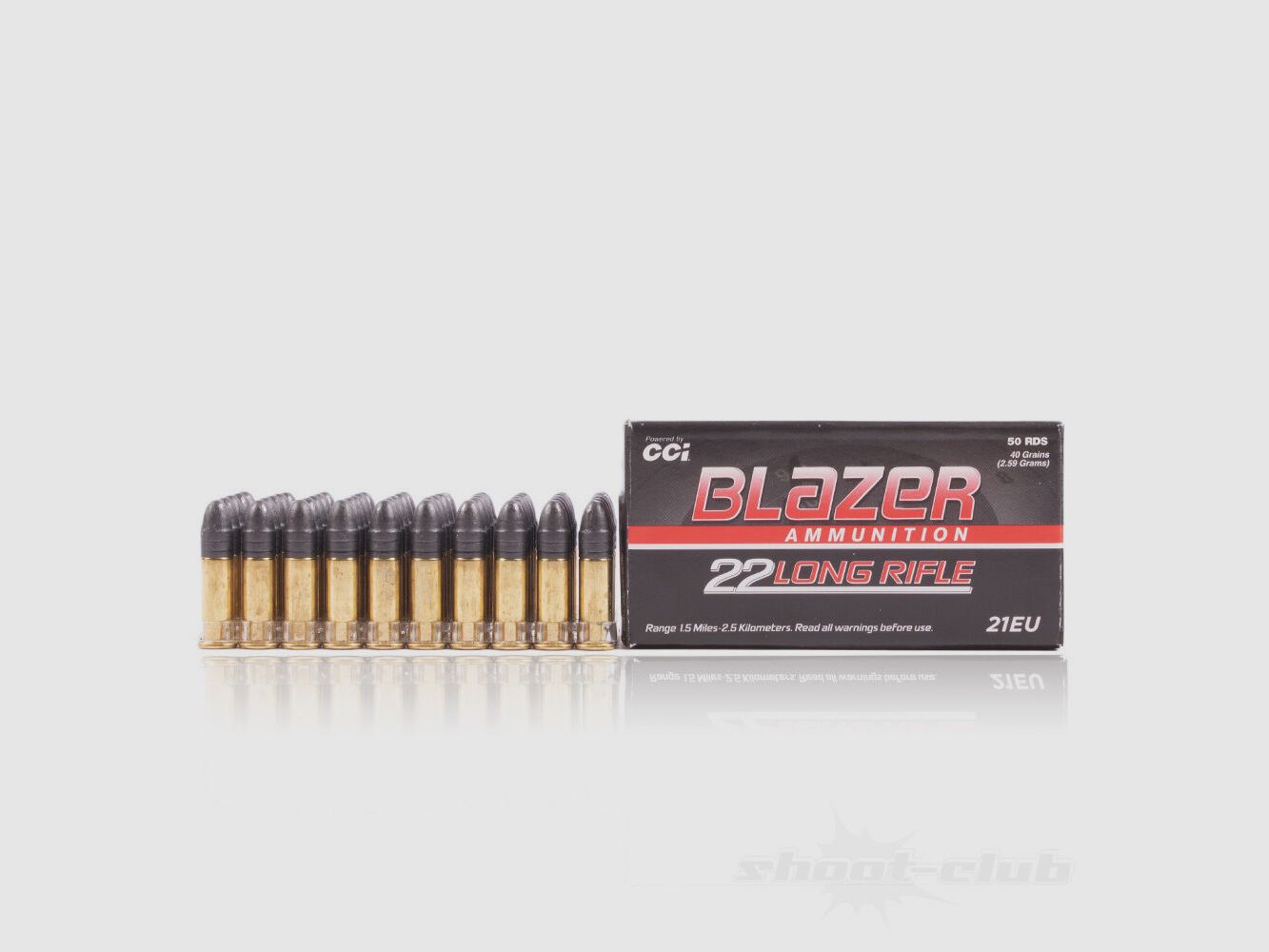 CCI Blazer HV LRN 40grs 500St .22lr