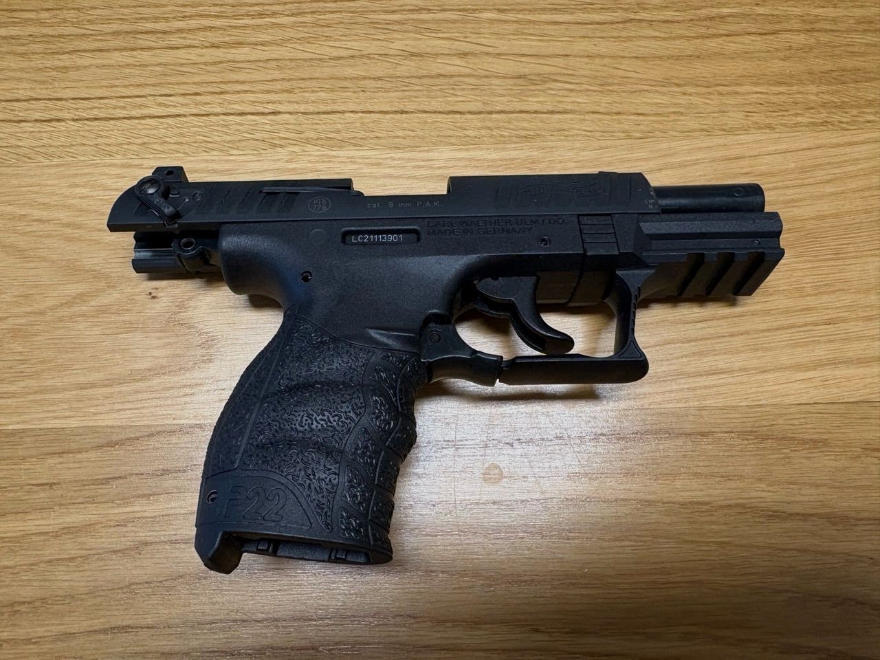 Walther P22Q 9mm P.A.K. Schreckschusspistole Schwarz