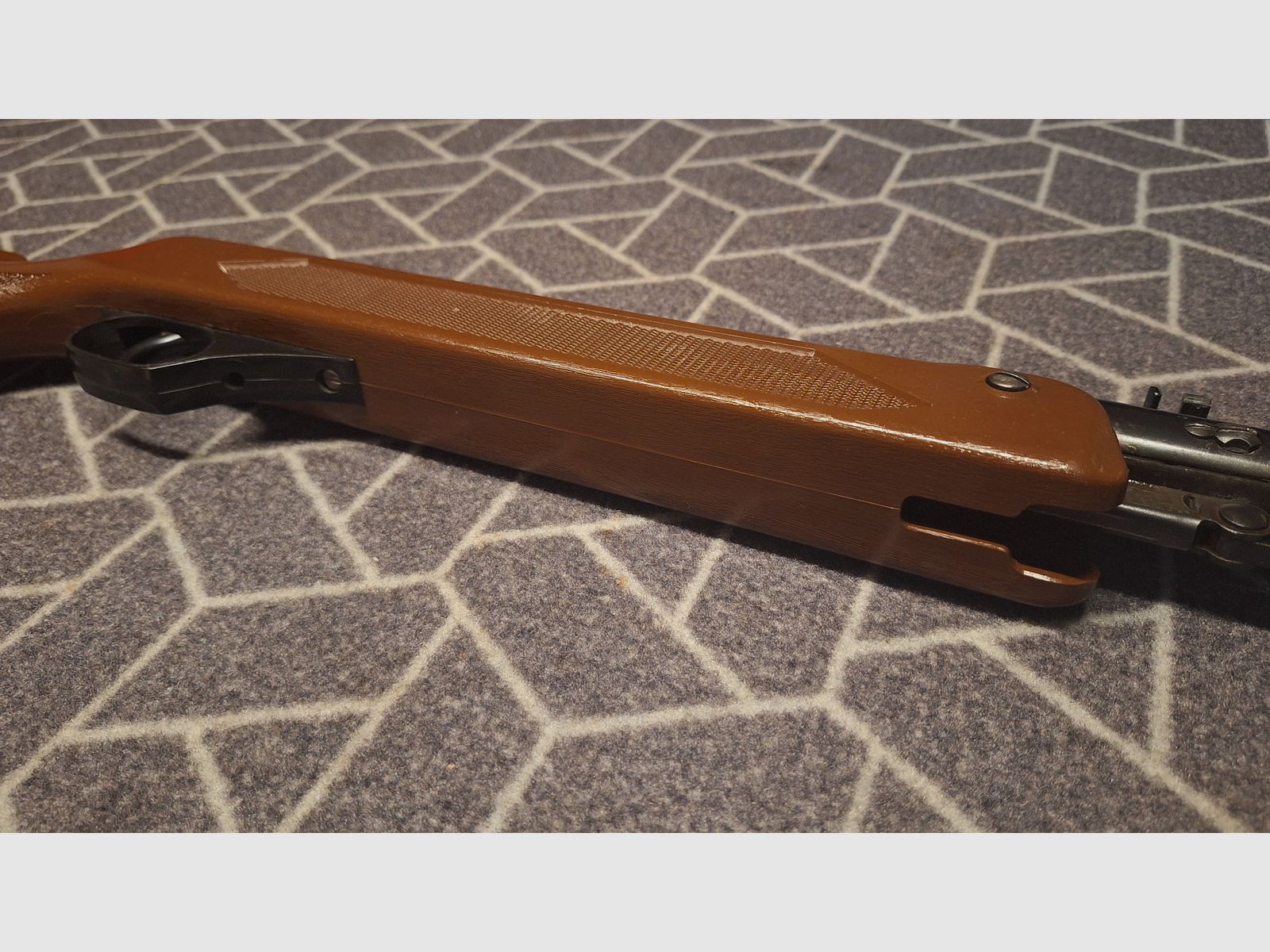 Haenel 304 Scornater stock reddish brown grained! TOP CONDITION!