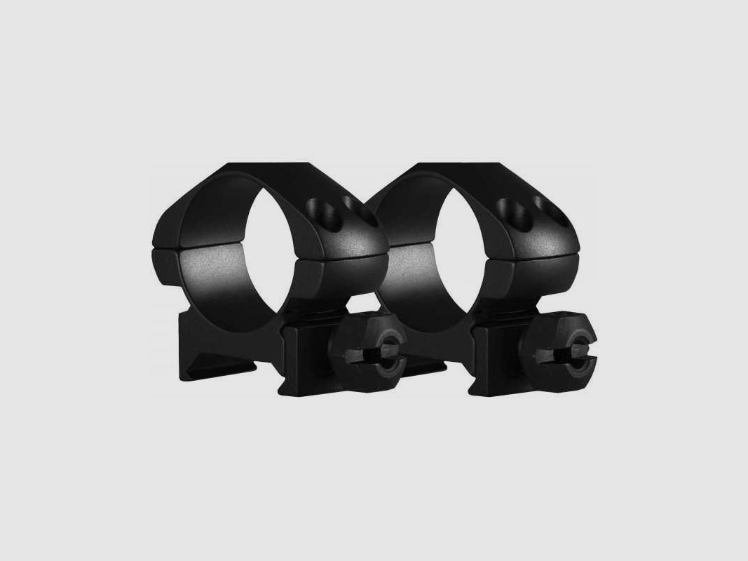 Hawke Precision Steel Ring Mount Weaver Ø25,4 mm Low 2 St. Höhe 4 mm