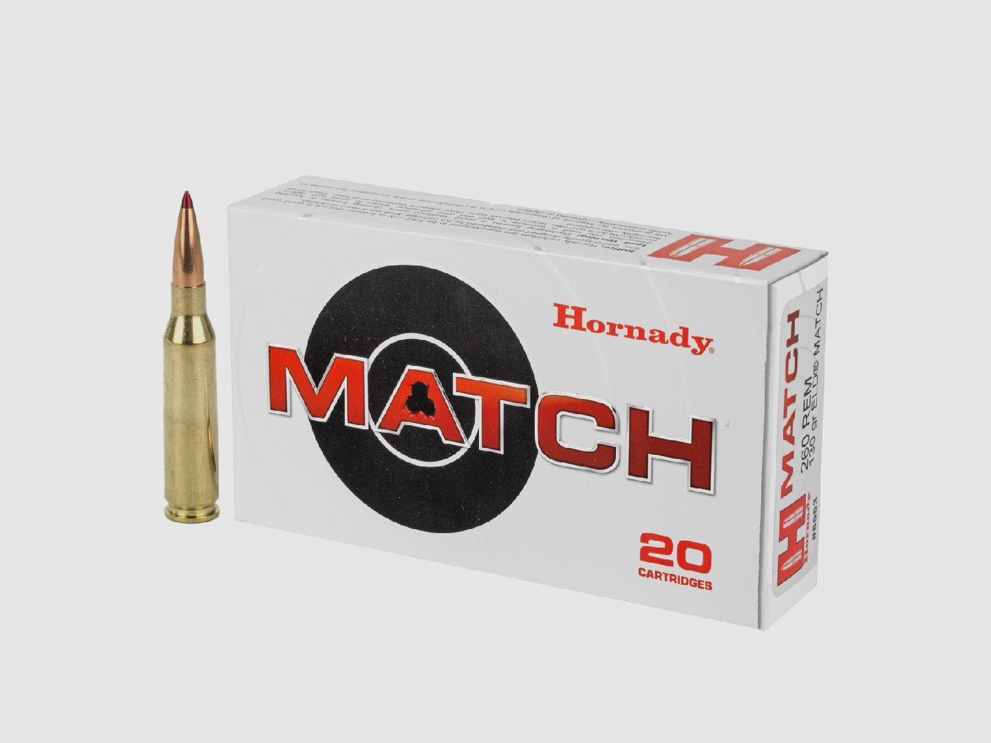 Munizioni .260REM ELD-M 130GRS/ 8,4GR