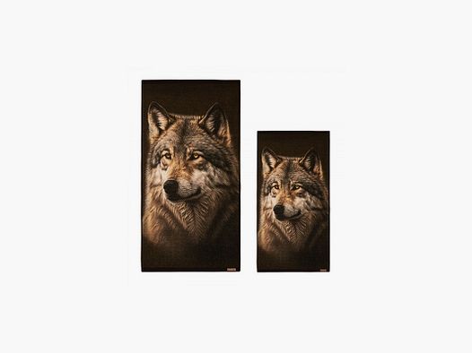 Zwoltex Baumwollhandtuch Wolf braun