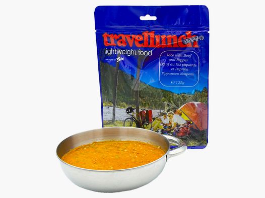 Travellunch Travellunch Reis mit Rindfleisch und Paprika