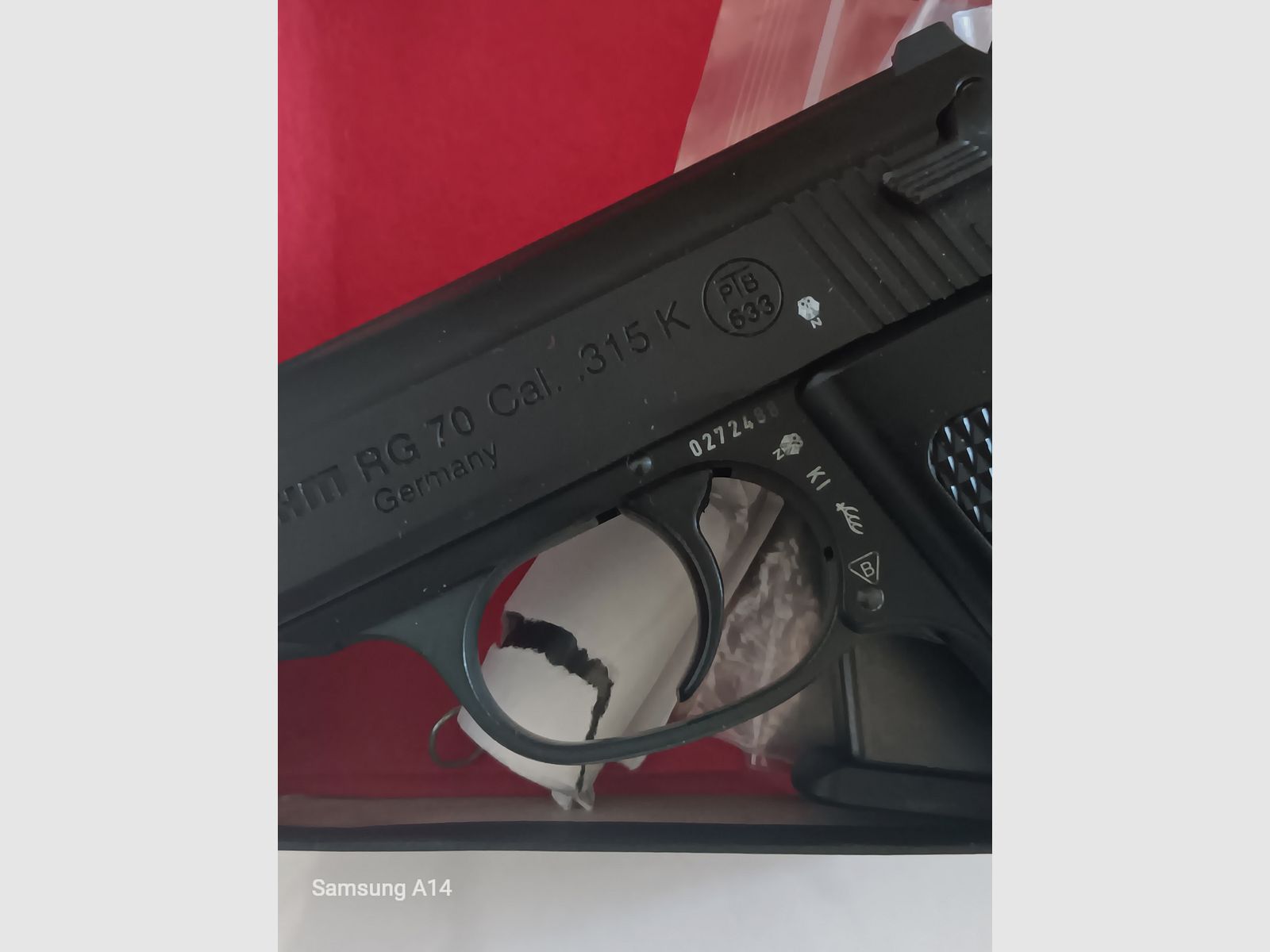 RG 70  RÖHM cal.315 PTB 633