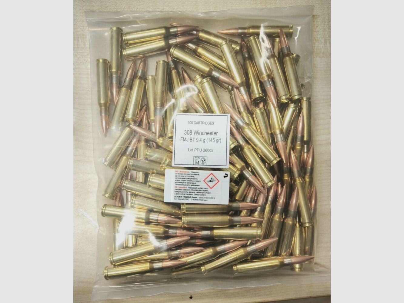 Prvi Partizan PPU .308 FMJ BT