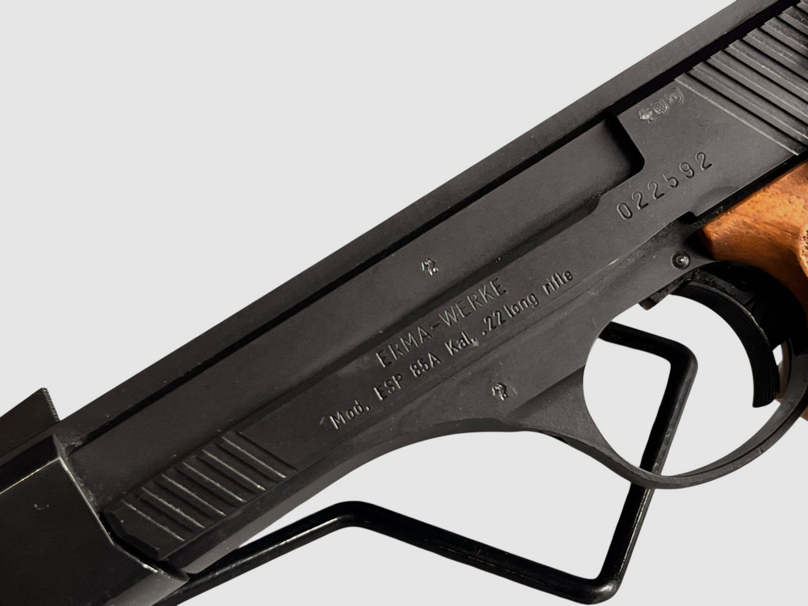 Pistola Erma ESP 85A calibre .22 LR | Estado: Muy bueno -, imagen 8 de 8
