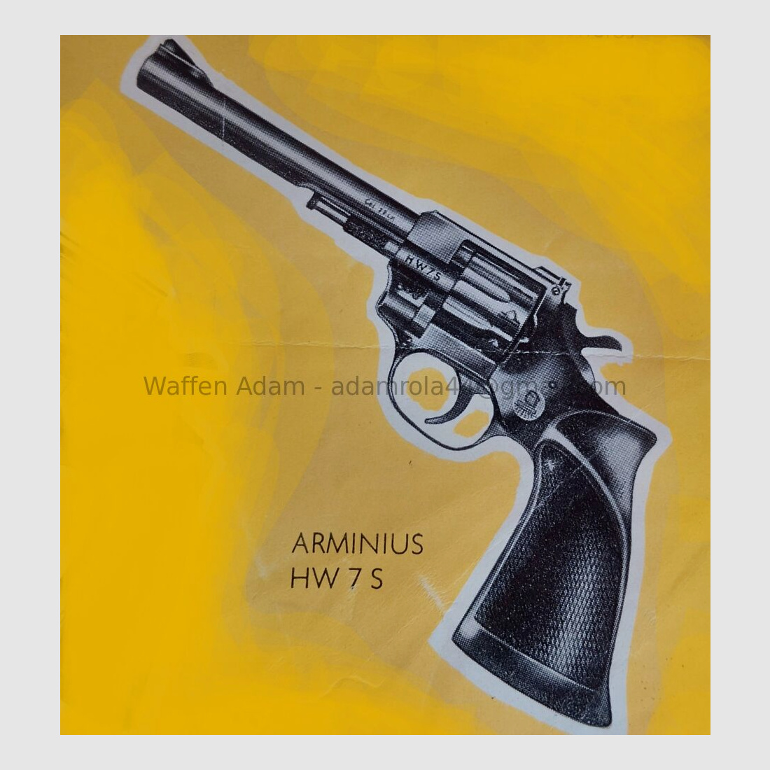 Weihrauch Präzisions- Revolver	 Arminius HW7 S Sport