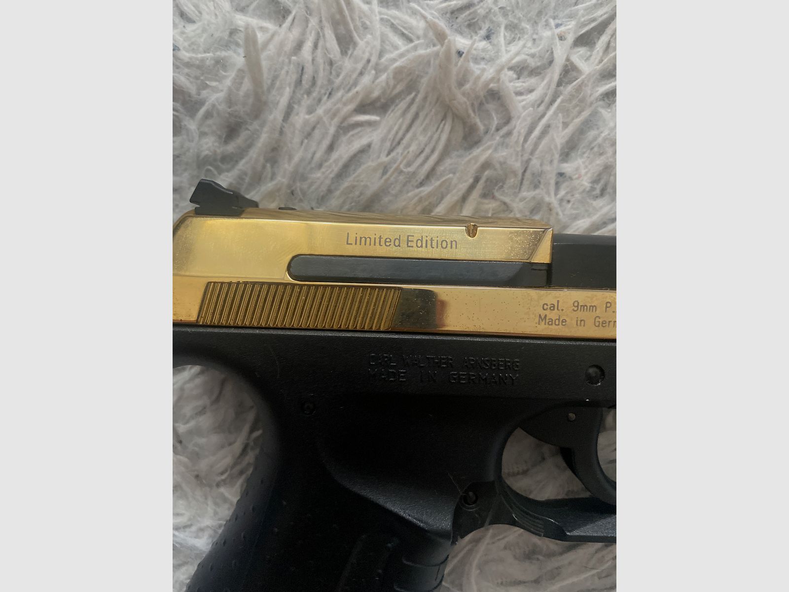 Walther P99 Gold Sonderedition James Bond PTB 637