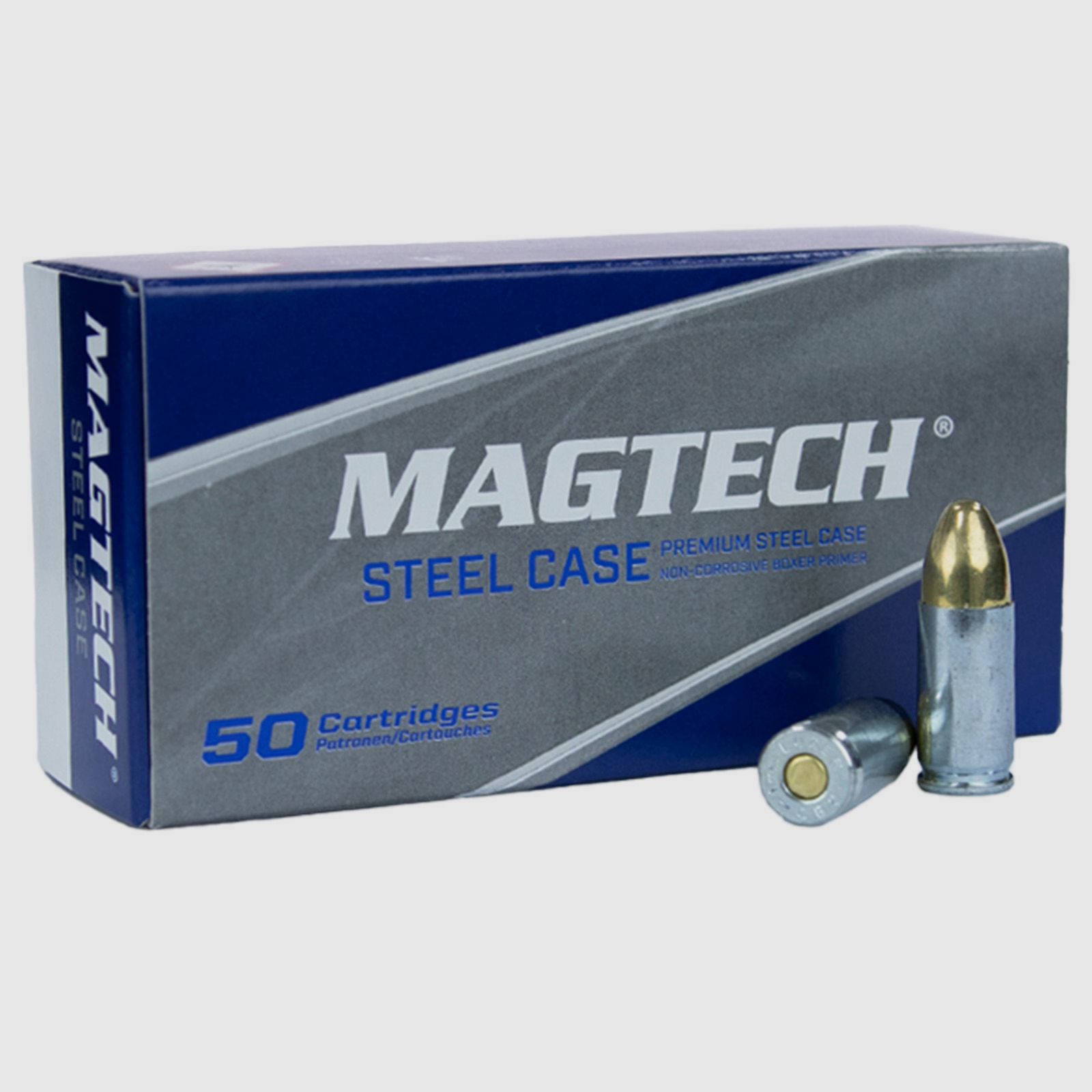MAGTECH 9mm Luger FMJ 124grs Steel