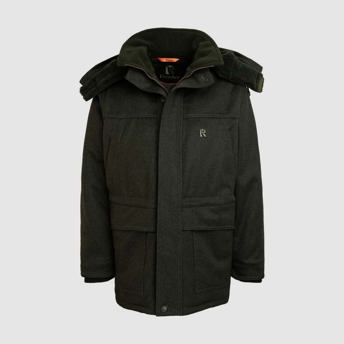 Loden parka with hood, image 1 of 28