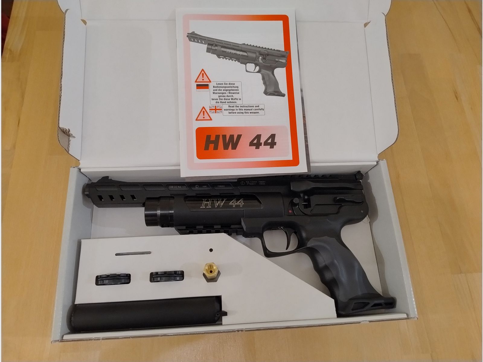 Weihrauch HW 44 neuwertig mit Schalldämpfer