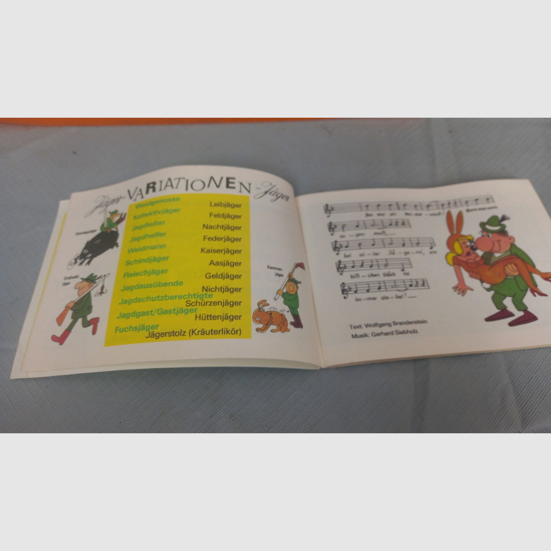 DDR Broschüre " Jagdhumor ". Siehe Bilder. , Bild 5 von 5