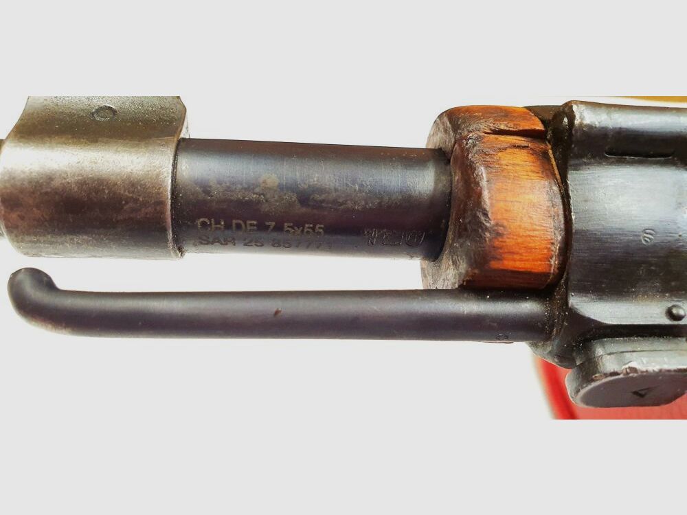 Bern Weapons Factory K31 caliber 7.5x55 Swiss complete matching numbers + bayonet