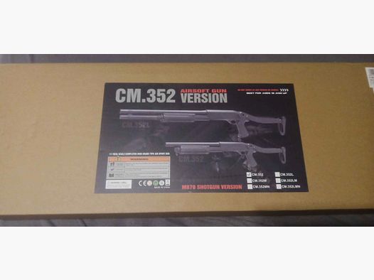 CM.352 Strzelba z 7 magazynami bez oznaczenia F