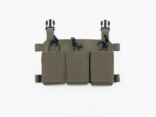 Thorax Triple geweermagazijnplacard met MP2 (Ranger Green) Haley Strategic