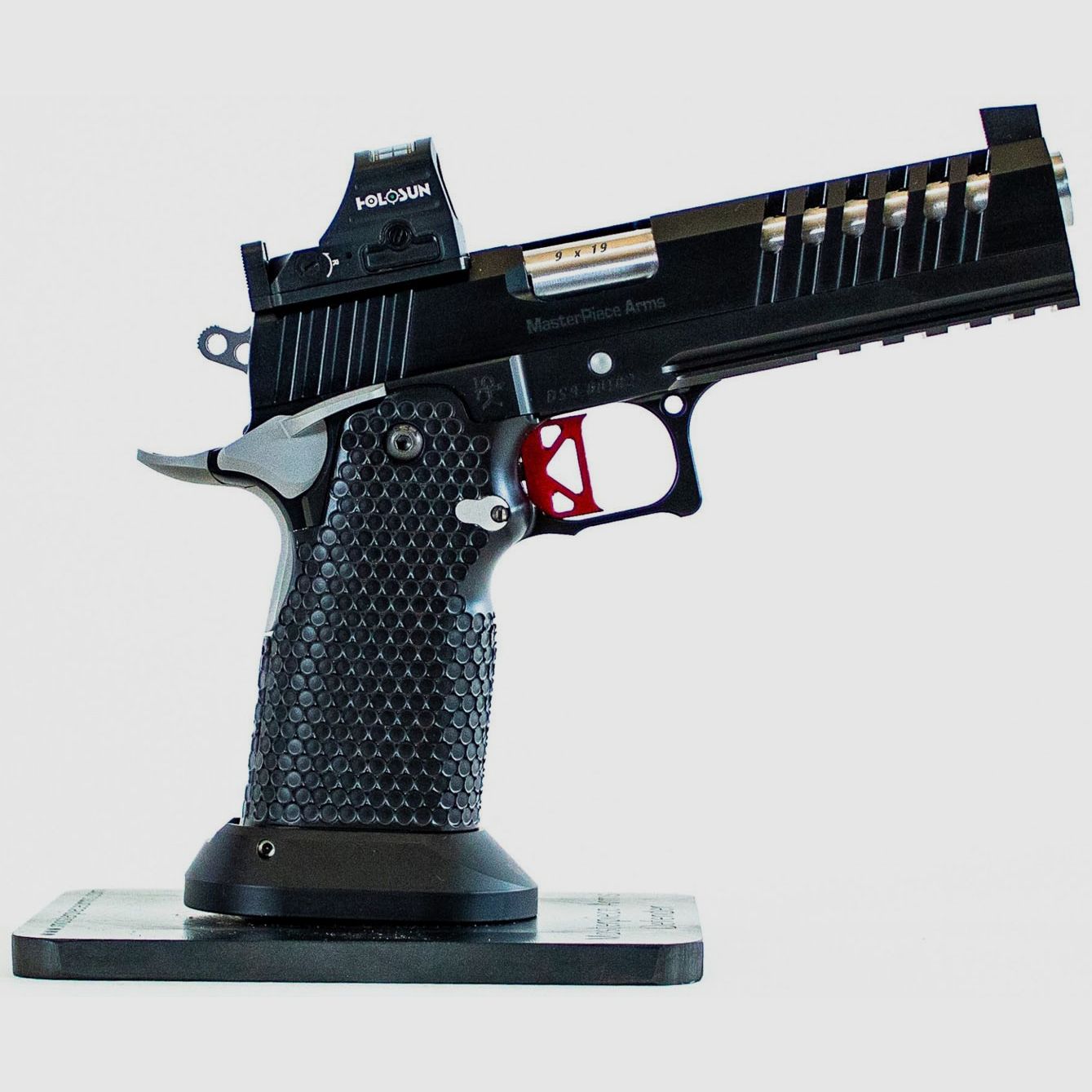 Pistole MPA DS9 Hybrid Schwarz & Edelstahl – 9mm.