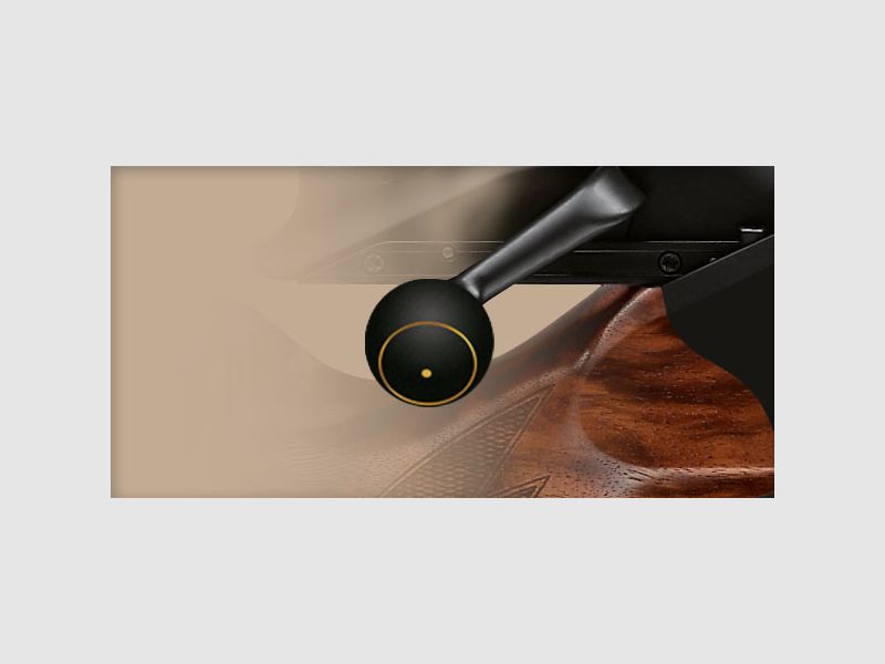 BLASER pièce de tuning/rechange pour arme longue, boule de levier de culasse en acier pour R8 avec or 'Selous'