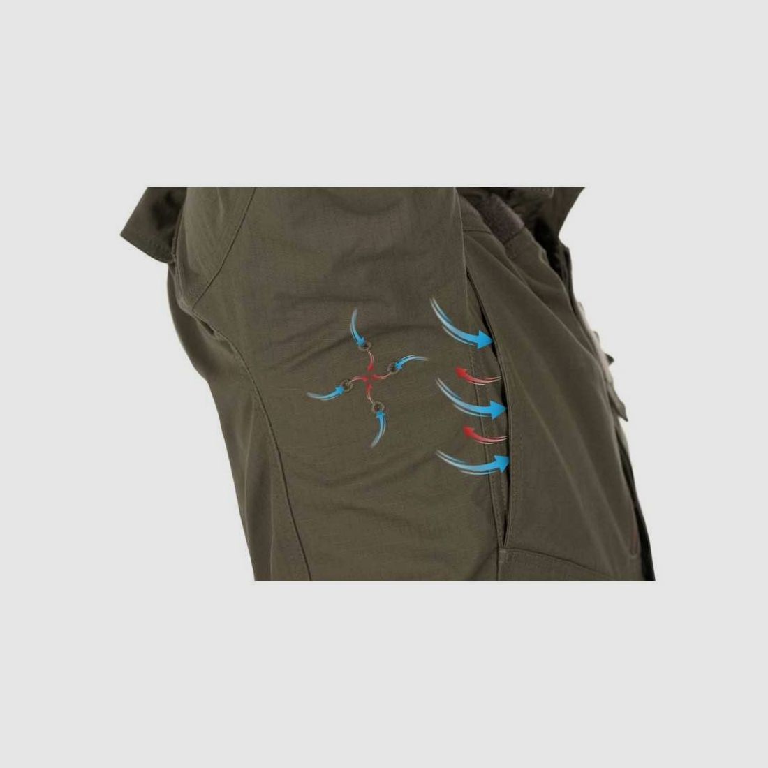 Weste CLAWGEAR RAIDER FIELD SHIRT MKV - FIELD SHIRT CLAWGEAR RAIDER MKV - STEINGRAU OLIV, Bild 8 von 10