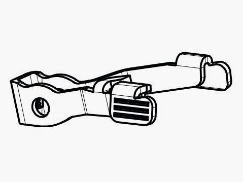 GLOCK Gen.5 Ambidextrische sluitstophefboom standaard [27] ambidextrous slide stop lever standard